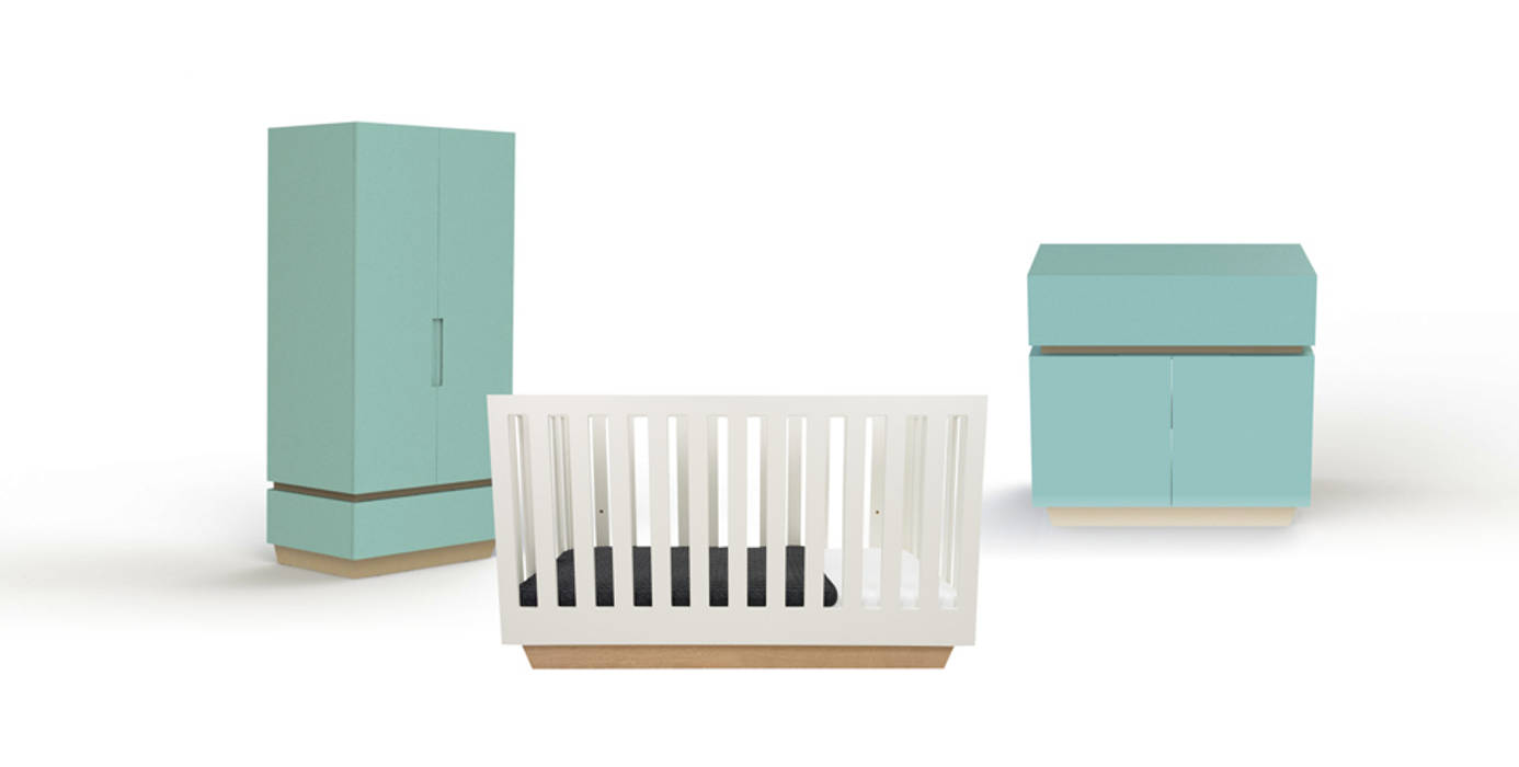 collectie LEUK ukkepuk meubels Minimalistische kinderkamers Bedden en wiegen