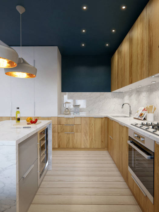 Интерьер OOD, INT2architecture INT2architecture Cocinas de estilo escandinavo