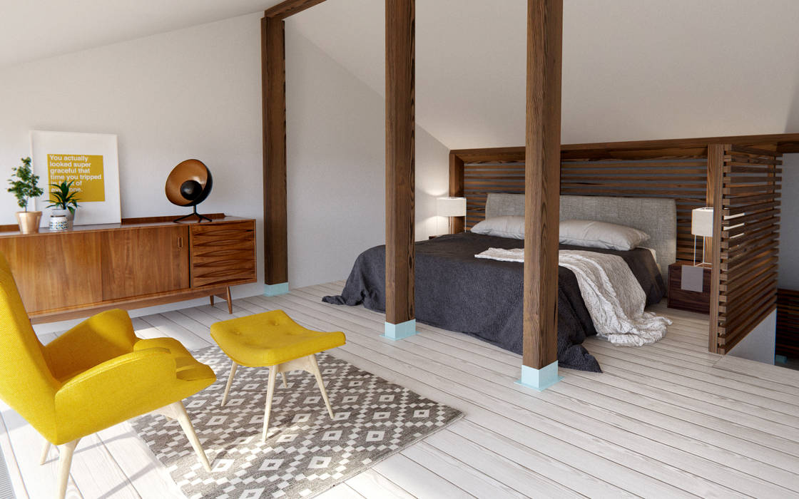 Интерьер OOD, INT2architecture INT2architecture Small bedroom