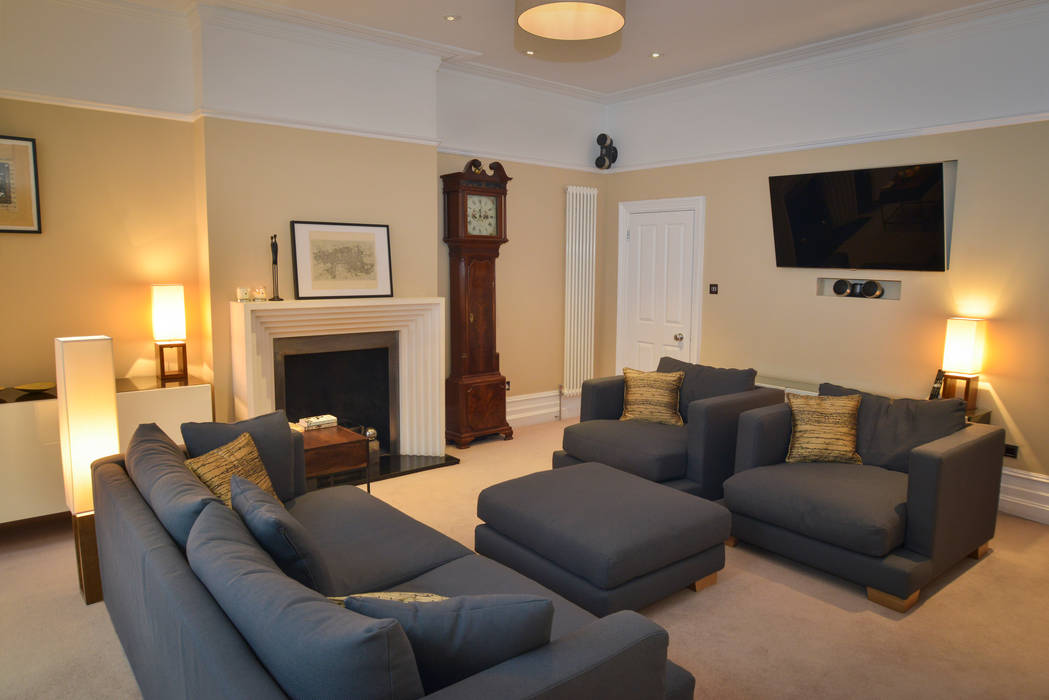 Living Room Cathy Phillips & Co Klasik Oturma Odası