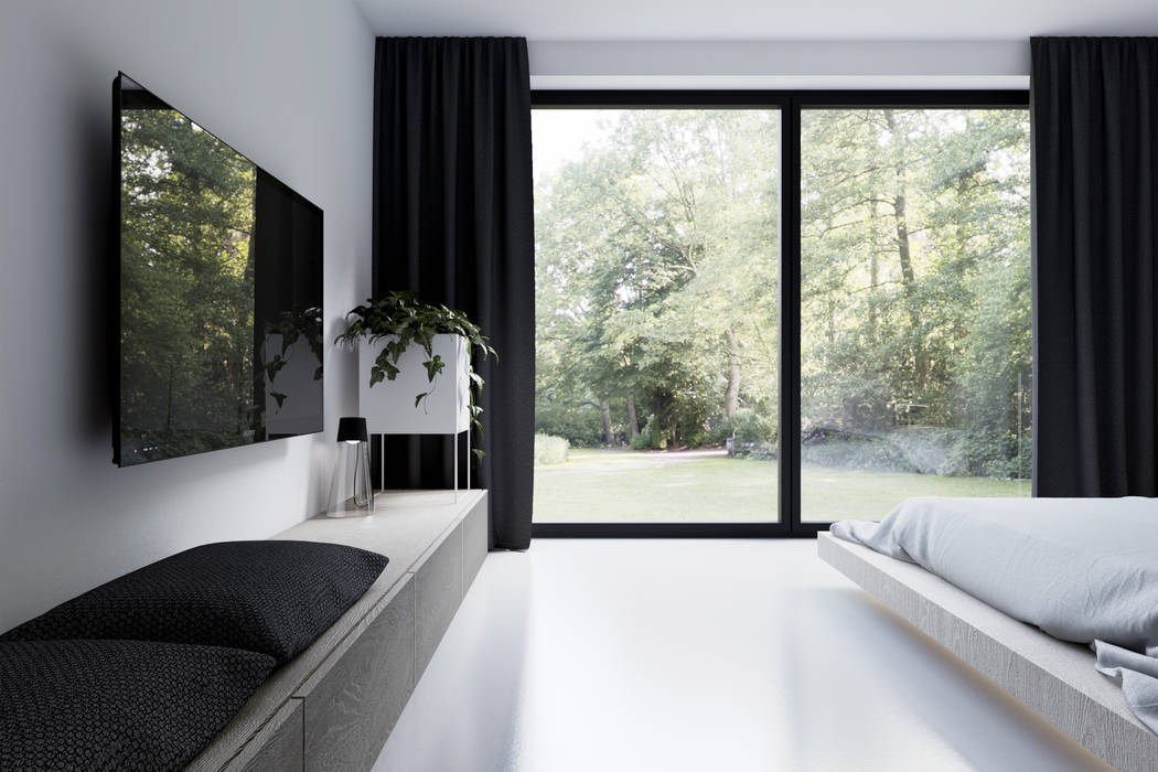 DOM W LUXEMBURGU, KUOO ARCHITECTS KUOO ARCHITECTS Minimalist bedroom