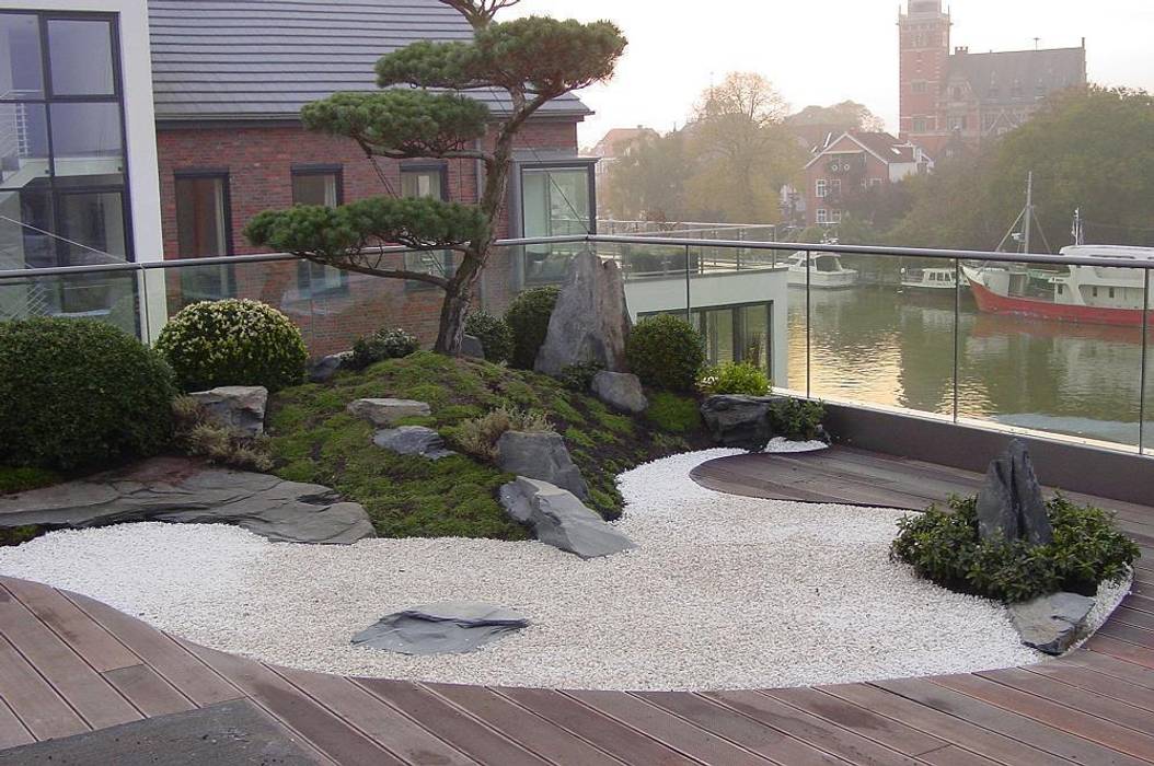 Zengarten auf dachterrasse homify