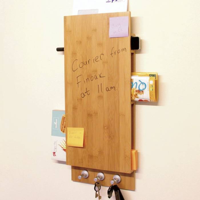 Noticeboard, Keys & Letters Holder Finoak LTD الممر الحديث، المدخل و الدرج Storage