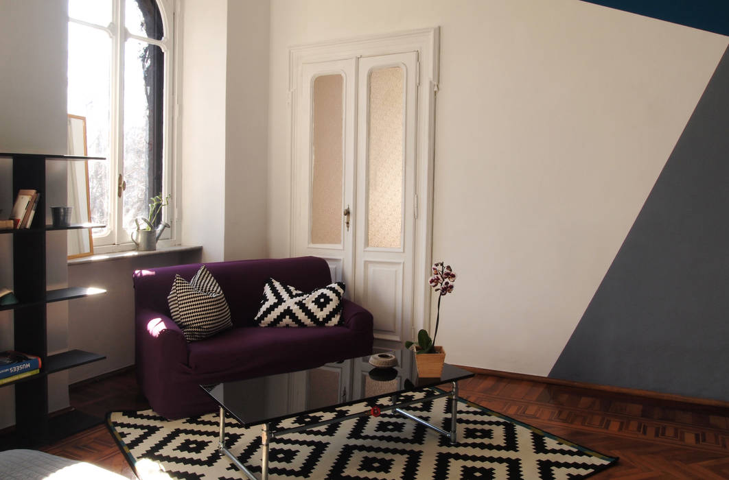 Home staging: appartamento nel centro di Torino, RE.DE.sign STUDIO RE.DE.sign STUDIO
