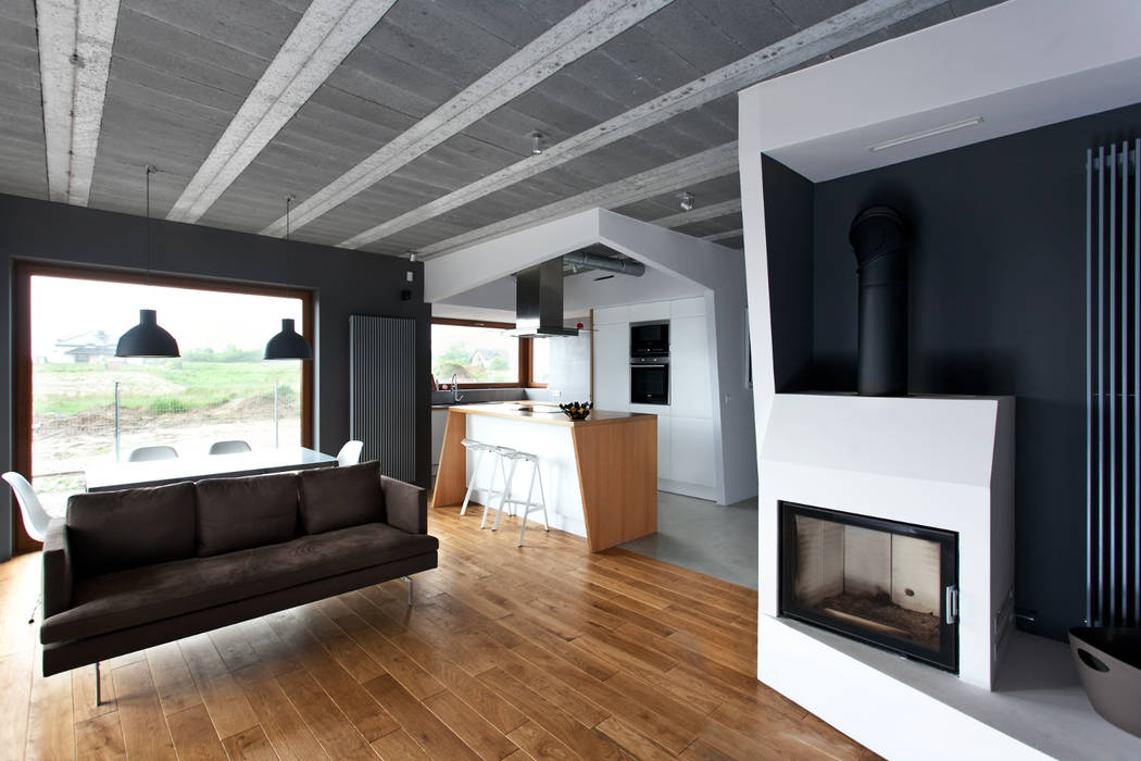 Beam & Block House, mode:lina™ mode:lina™ Living room