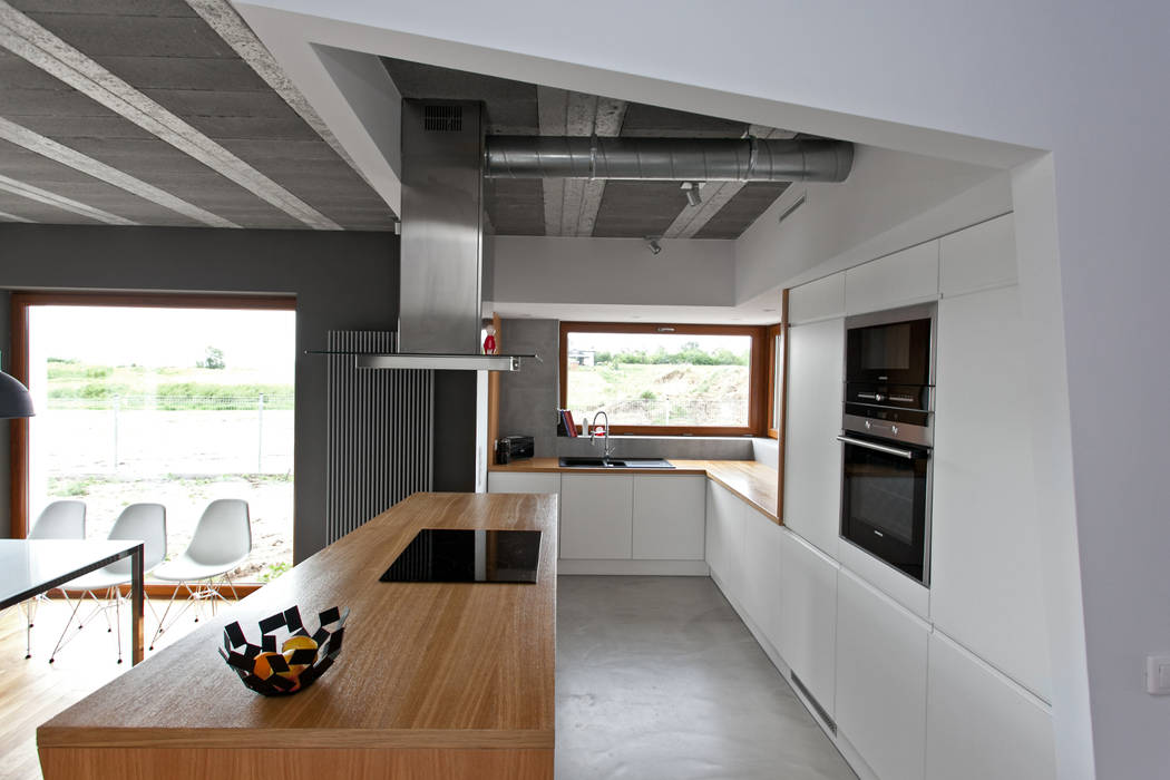 Beam & Block House, mode:lina™ mode:lina™ Modern Kitchen