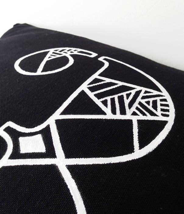 Numbers of Luck pillow series, Carbon Dreams by Gül Arı Carbon Dreams by Gül Arı Modern style bedroom Textiles