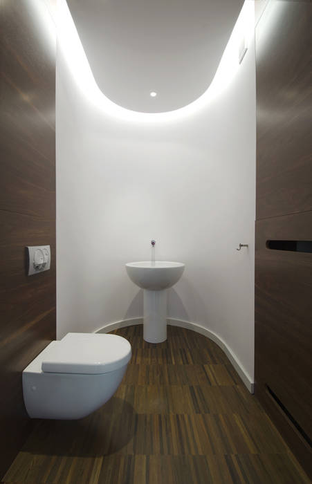 DOM W KLAUDYNIE, PAWEL LIS ARCHITEKCI PAWEL LIS ARCHITEKCI Modern bathroom