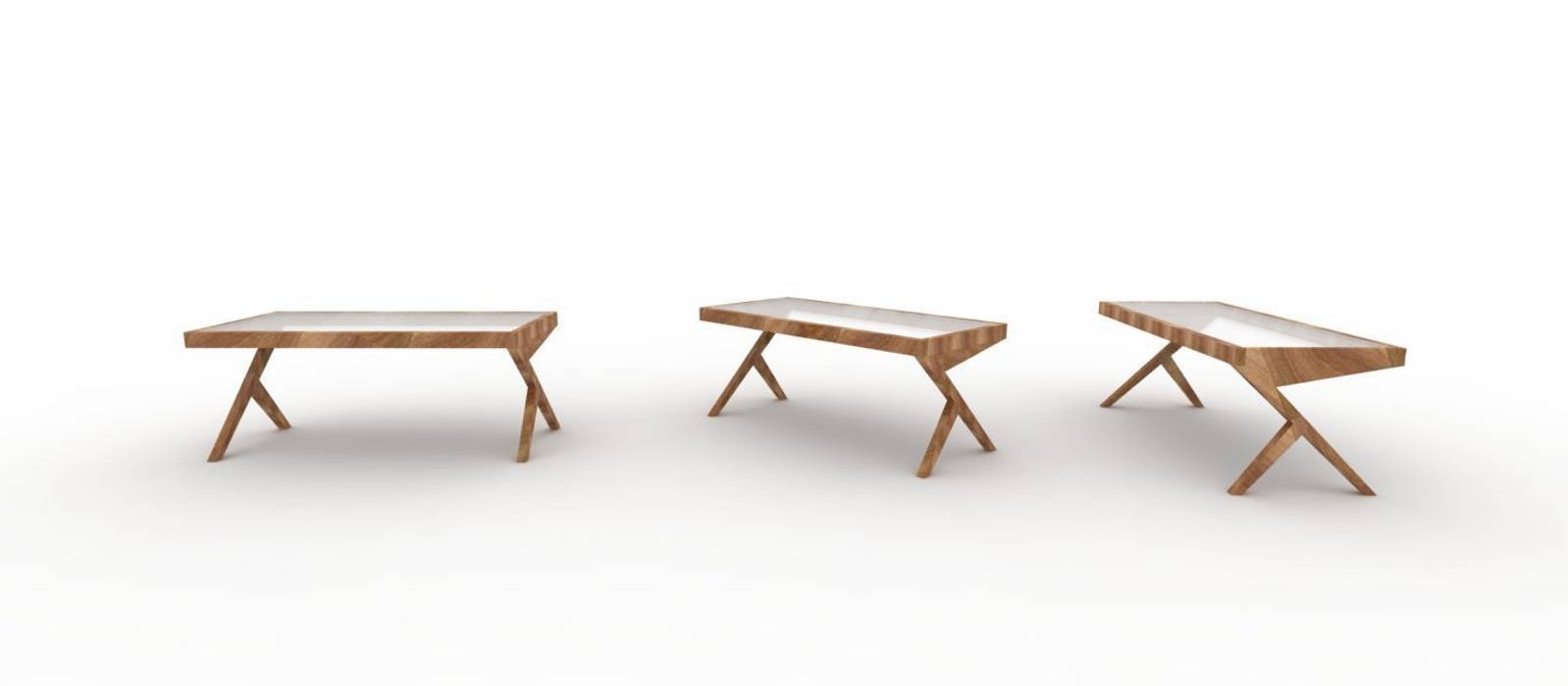 Cris Cross Dining Set, Neotecture Neotecture 餐廳 桌子