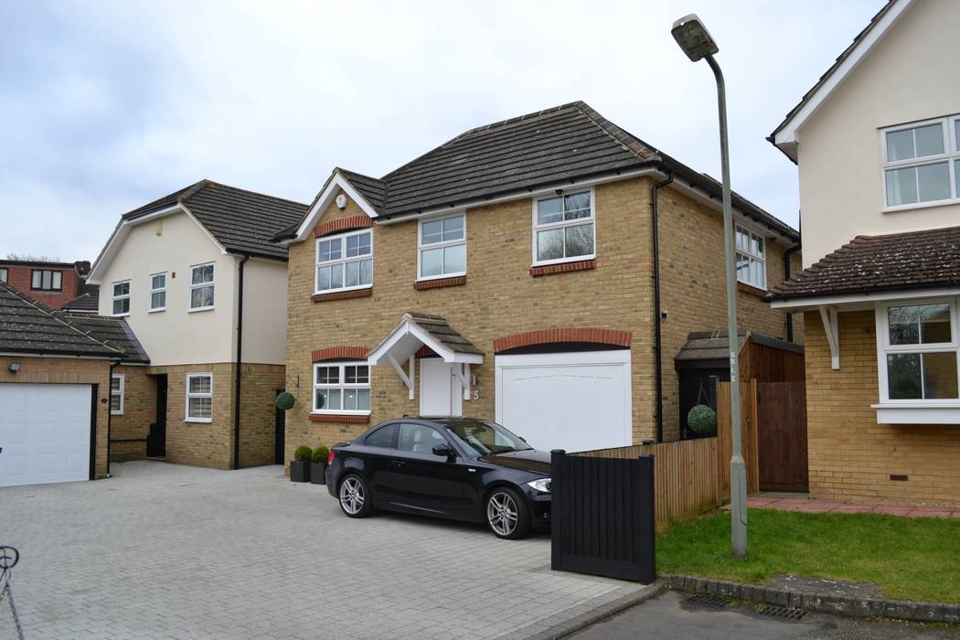 Front Elevation - As Built Arc 3 Architects & Chartered Surveyors Modern houses