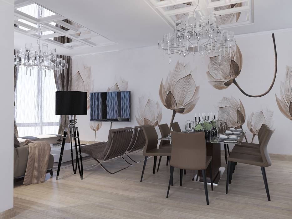 Дом в современном стиле, Design Projects Design Projects Moderne Wohnzimmer