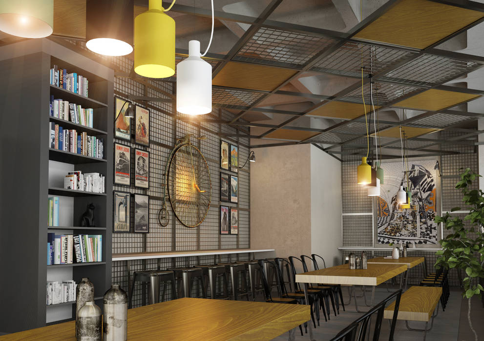 Cafe Project, BA DESIGN BA DESIGN Modern walls & floors