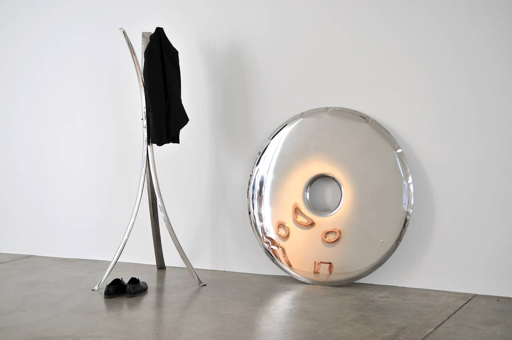 RONDO MIRROR, Zieta Prozessdesign Zieta Prozessdesign Industrial style dressing room Mirrors