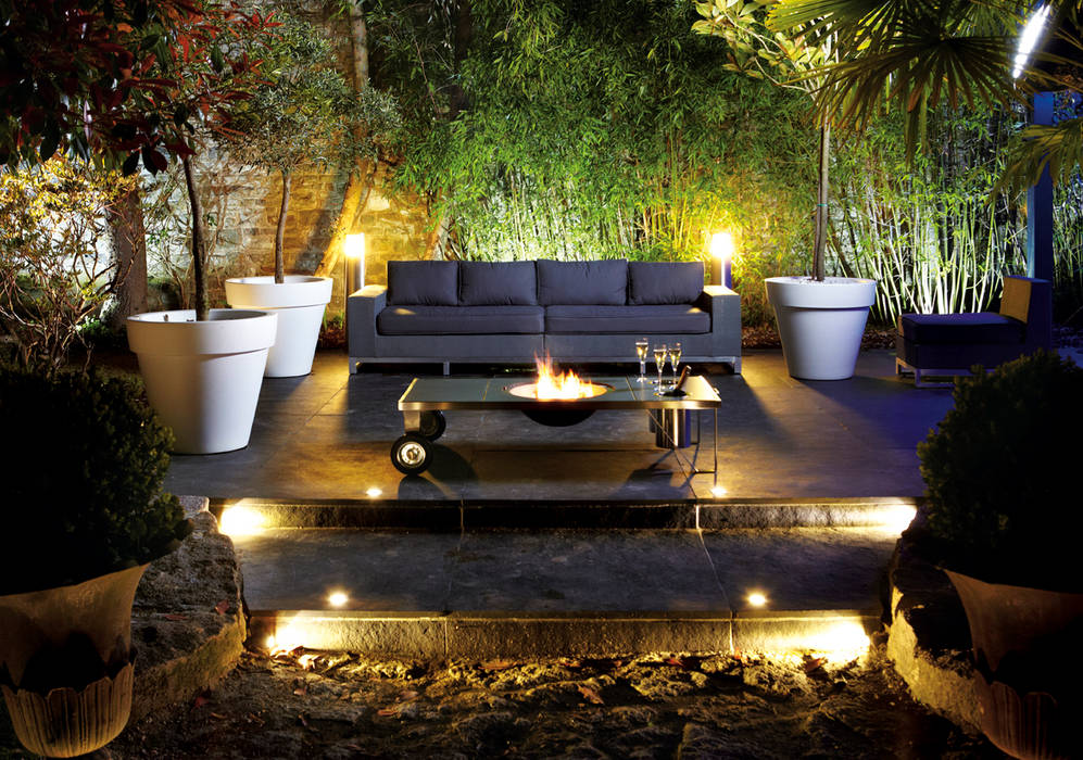 Table basse brasero LUCIO, HAPPINOX HAPPINOX Jardines eclécticos Parrillas