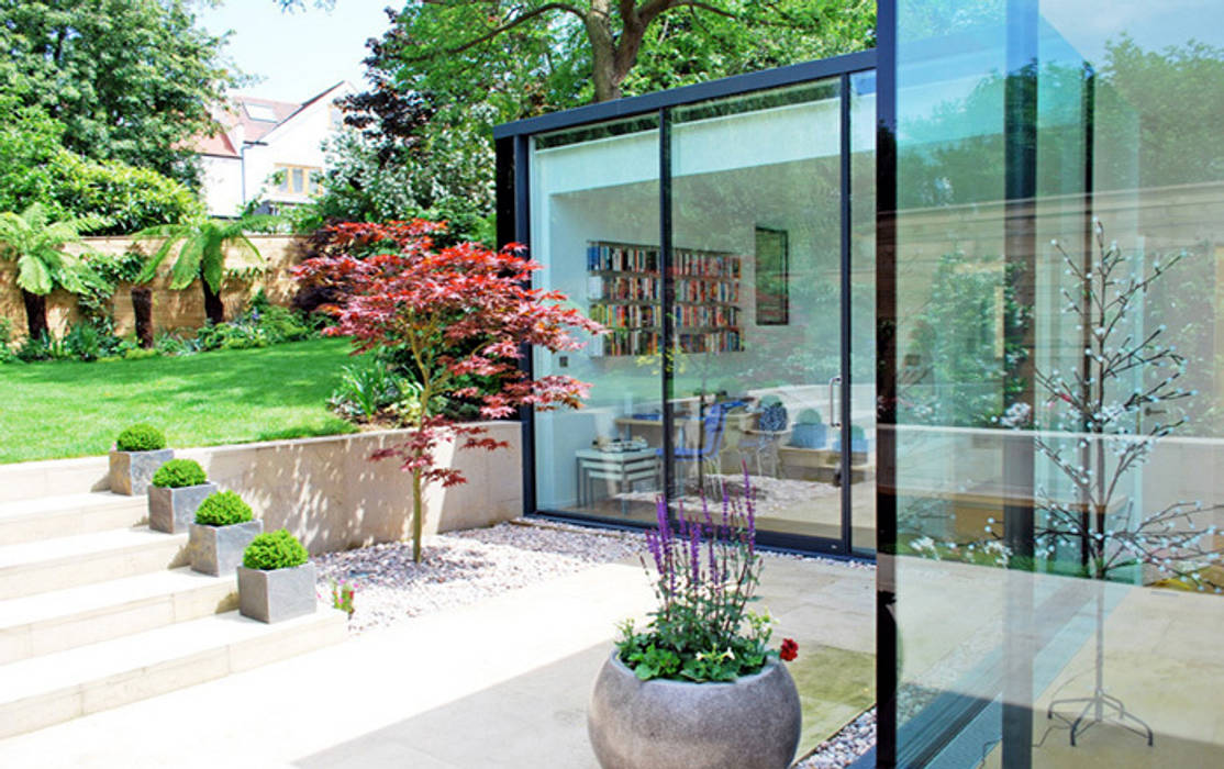 FAMILY HOUSE Extension, Caseyfierro Architects Caseyfierro Architects Modern garden