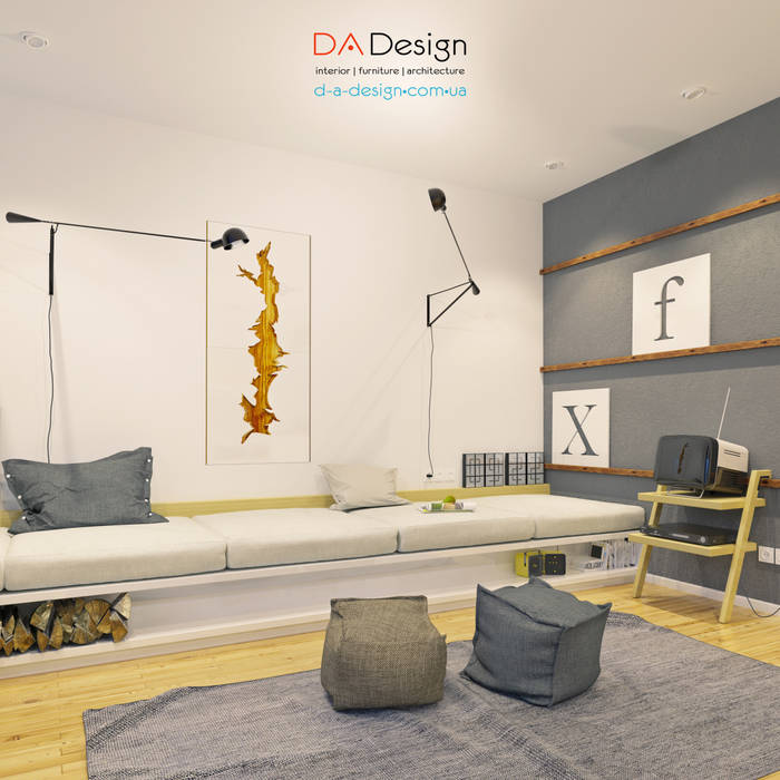 Minimal Project, DA-Design DA-Design Minimalistische Wohnzimmer