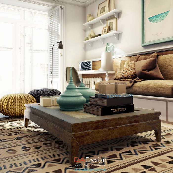 Ethnic style, DA-Design DA-Design Salones de estilo colonial