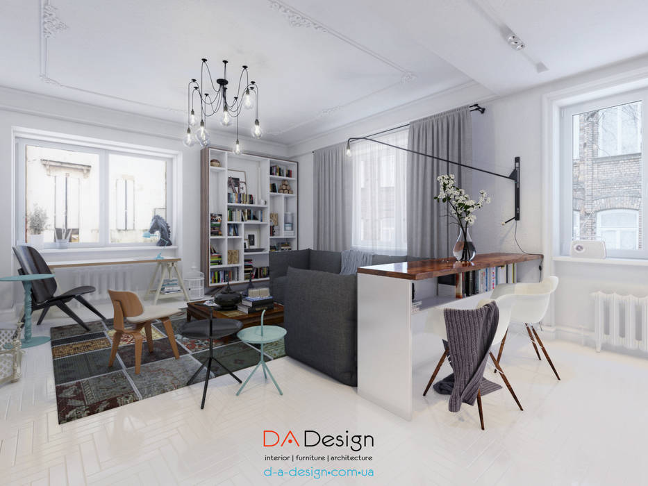 Scandinavian Apartment, DA-Design DA-Design Skandinavische Wohnzimmer