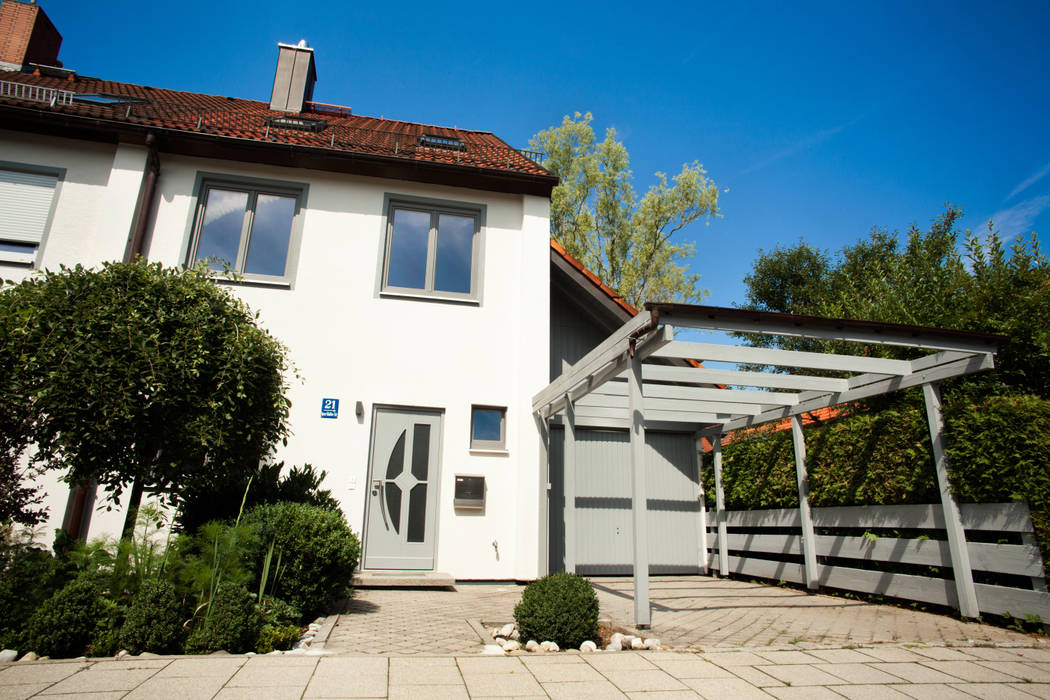 Ein Reihenhaus von 1960 erstrahlt in neuem Glanz, Bettina Wittenberg Innenarchitektur -stylingroom- Bettina Wittenberg Innenarchitektur -stylingroom- Rumah Modern