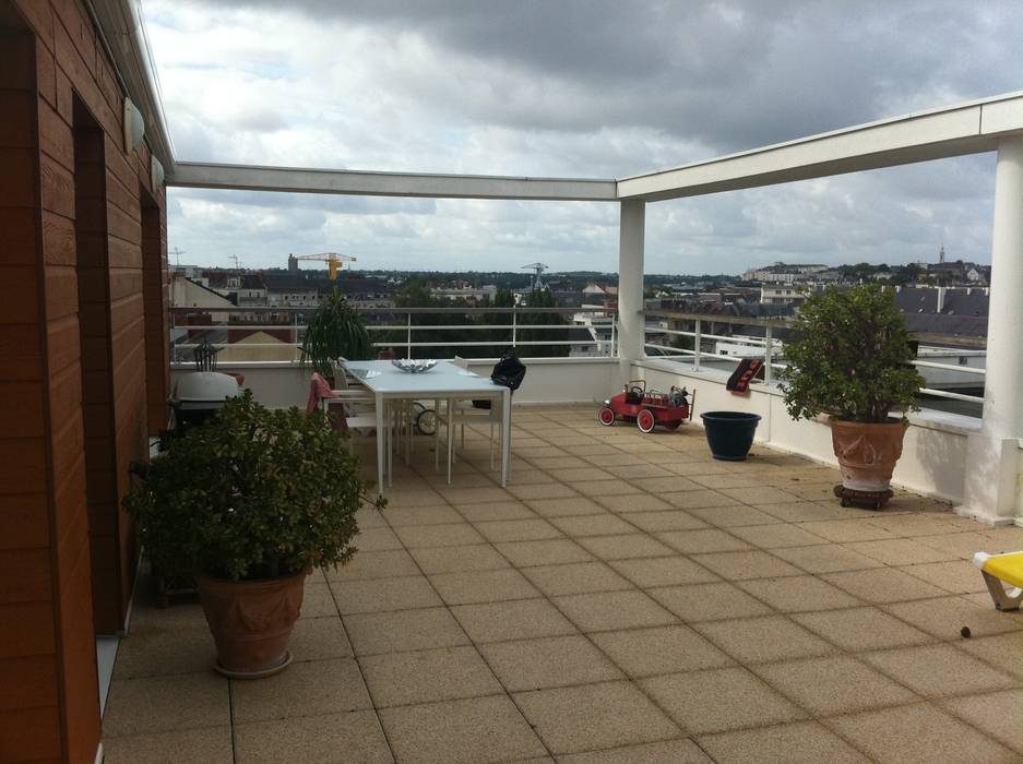 TERASSE 70 m2 Nantes centre ville, SO GREEN SO GREEN Moderner Balkon, Veranda & Terrasse