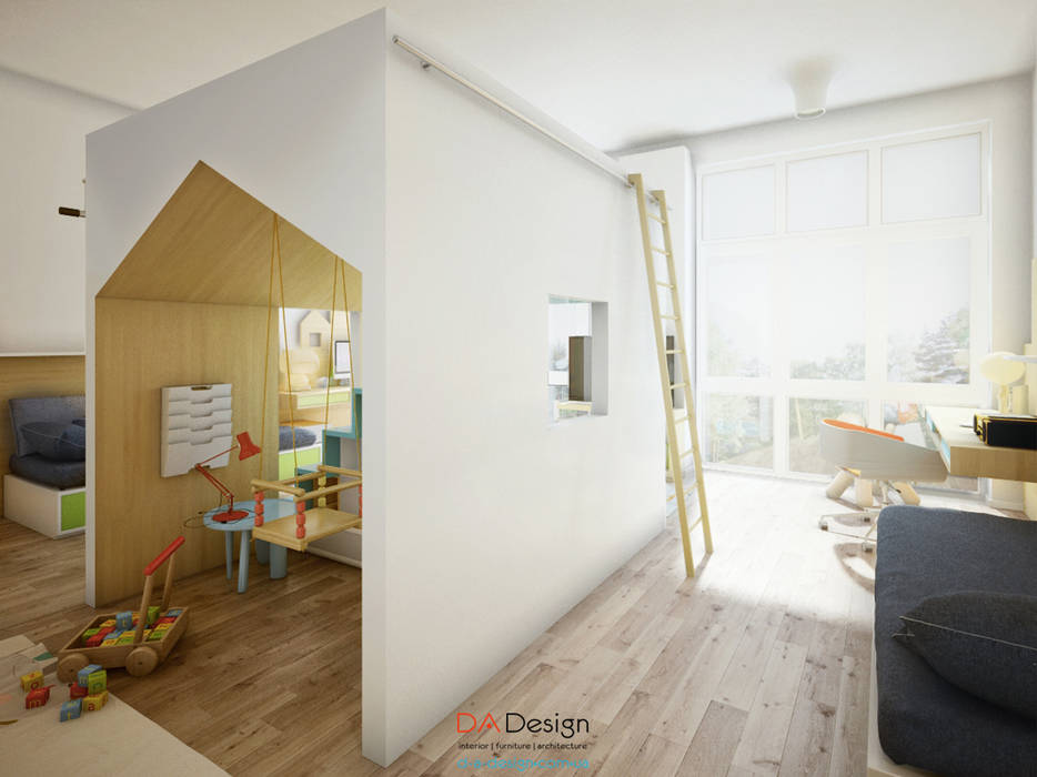 Villagio Townhouse, DA-Design DA-Design Cuartos infantiles de estilo minimalista