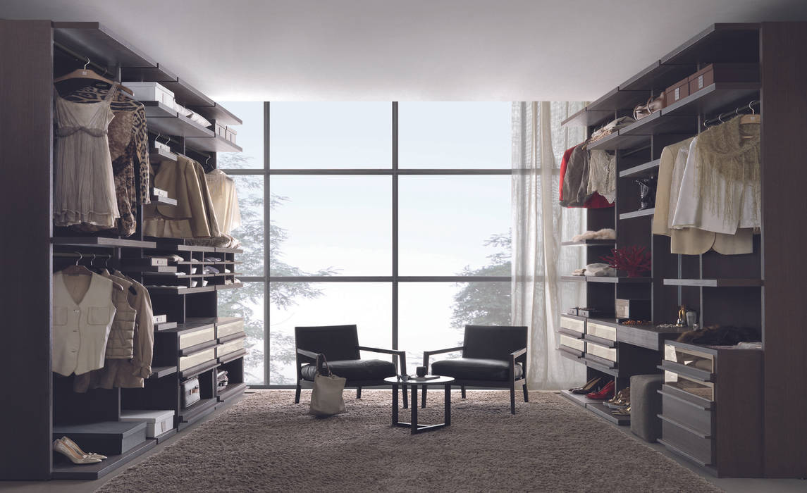 Walk-in-wardrobe, Lamco Design LTD Lamco Design LTD Minimalist dressing room Storage