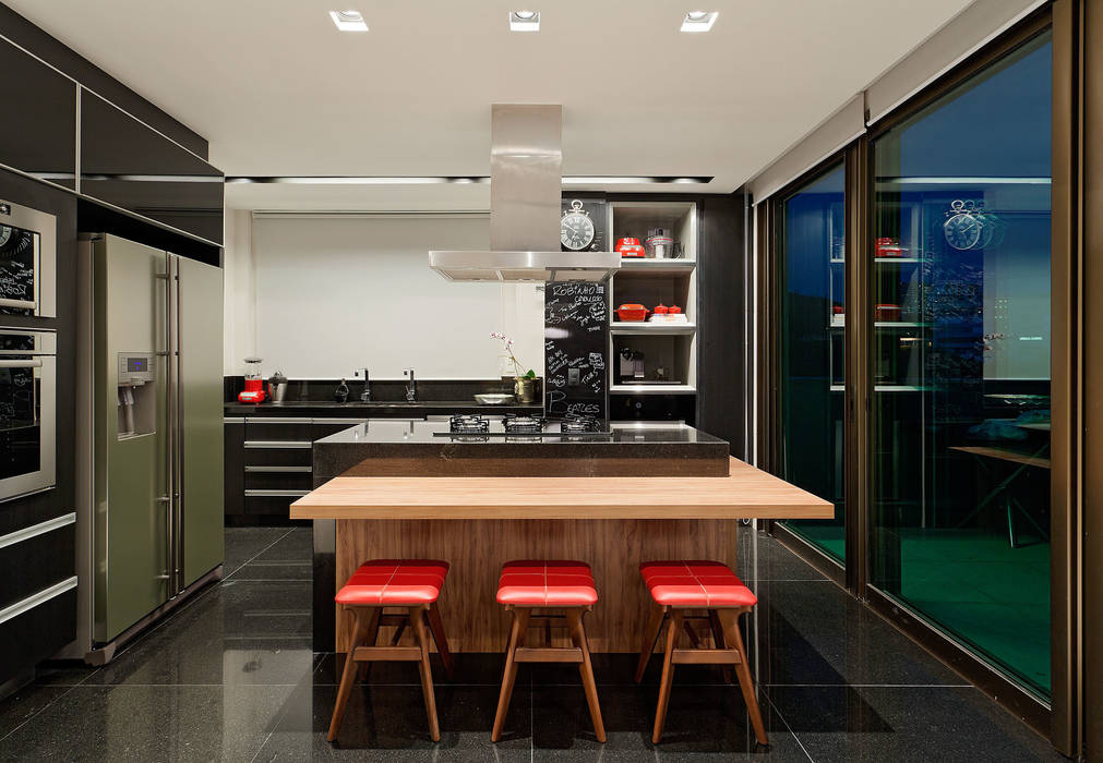 Apartamento Vila Grimm, LEDS Arquitetura LEDS Arquitetura Cozinhas modernas