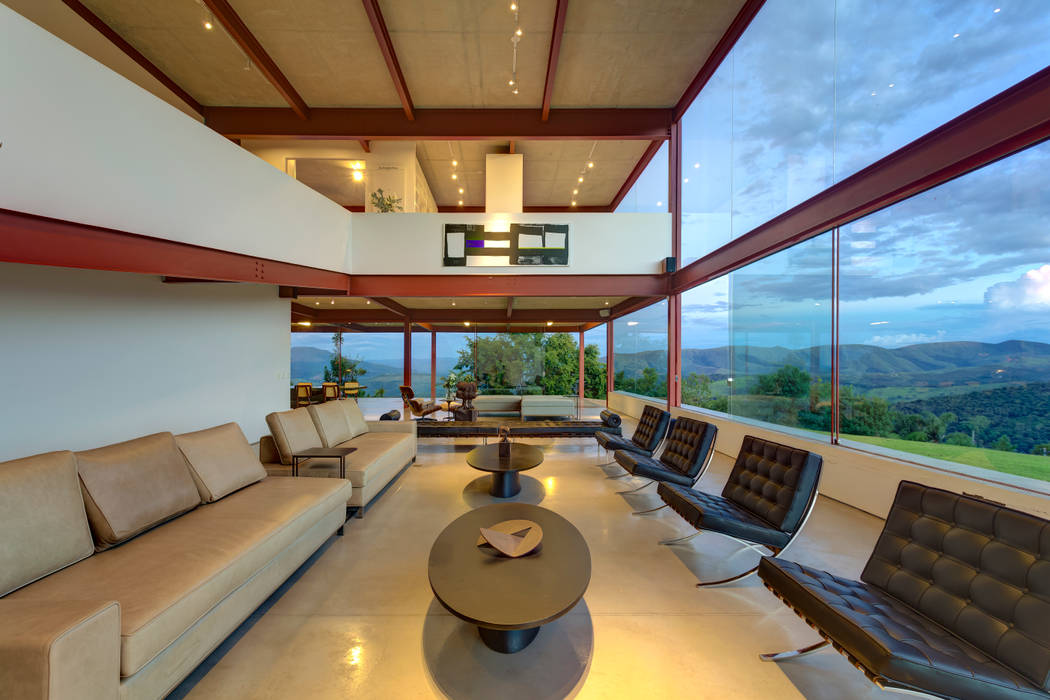 Sala de estar - Living Denise Macedo Arquitetos Associados Salas de estar minimalistas
