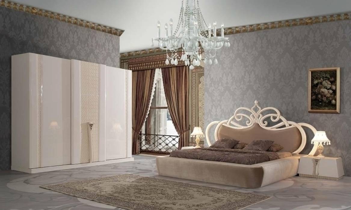 Kleopatra Avangarde Yatak Odası Takımı Tarz Mobilya Klasik Yatak Odası Yataklar & Yatak Başları