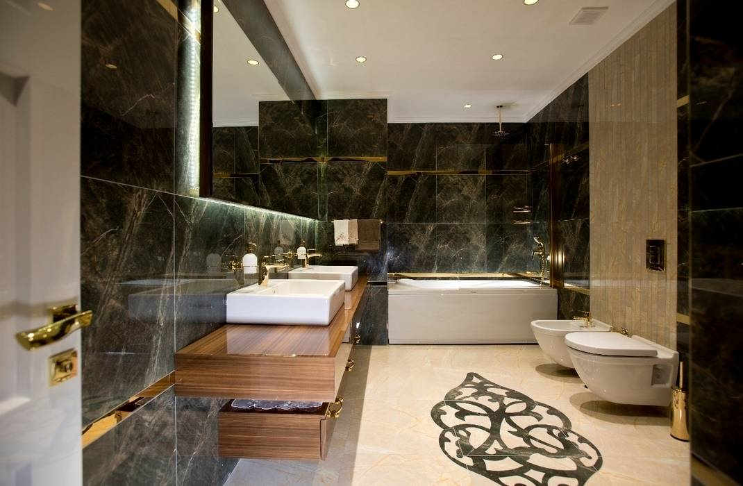 Yeşil Vadi Erguvan Evi, İstanbul., BABA MİMARLIK MÜHENDİSLİK BABA MİMARLIK MÜHENDİSLİK Modern bathroom
