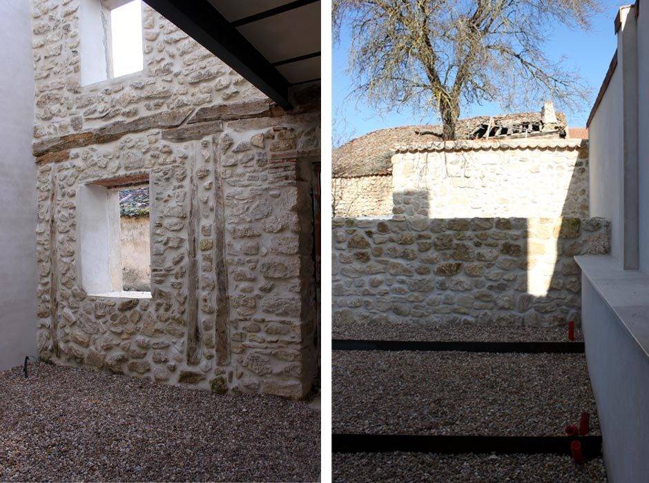 Jardín Segovia - Jardín de mínimo mantenimiento, La Habitación Verde La Habitación Verde Jardines de estilo moderno