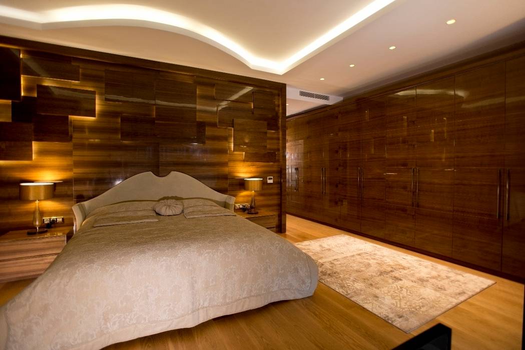 Yeşil Vadi Erguvan Evi, İstanbul., BABA MİMARLIK MÜHENDİSLİK BABA MİMARLIK MÜHENDİSLİK Kamar Tidur Modern Beds & headboards