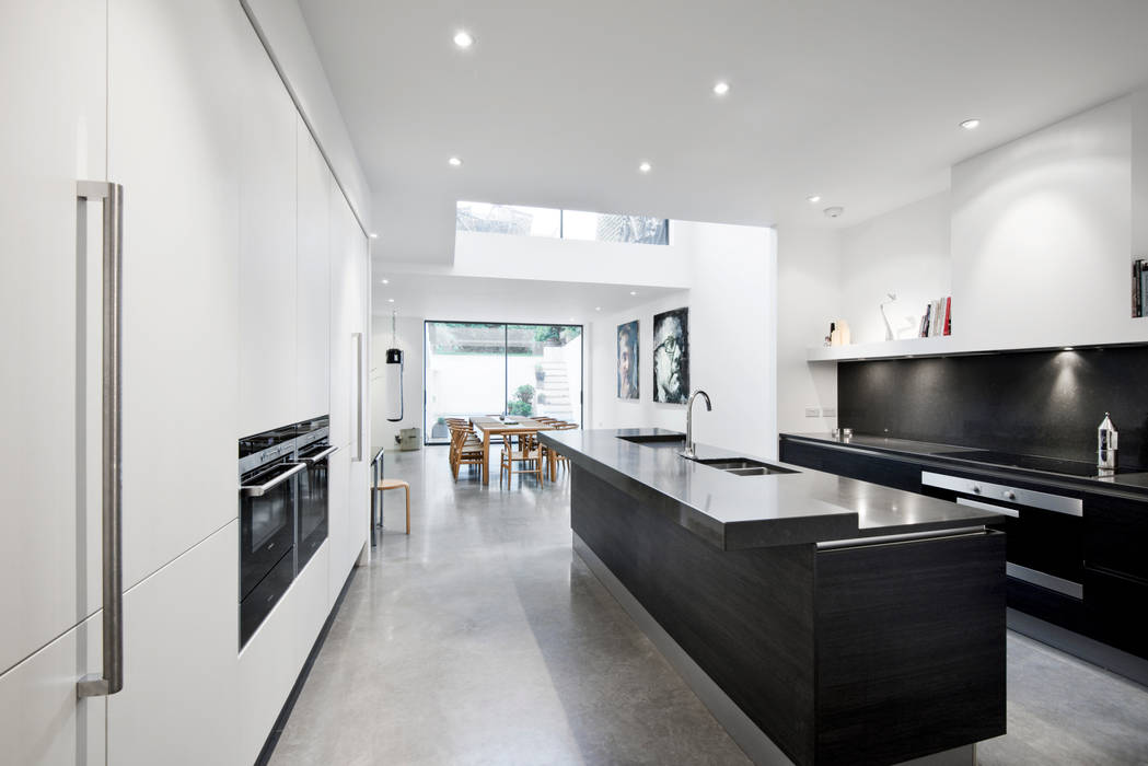 ​Contemporary kitchen extension LWK London Kitchens 現代廚房設計點子、靈感&圖片