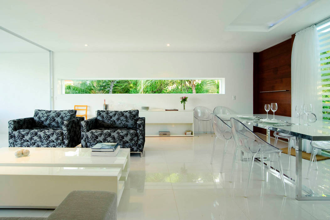 Casa Carqueija dantasbento | Arquitetura + Design Salas de estar modernas