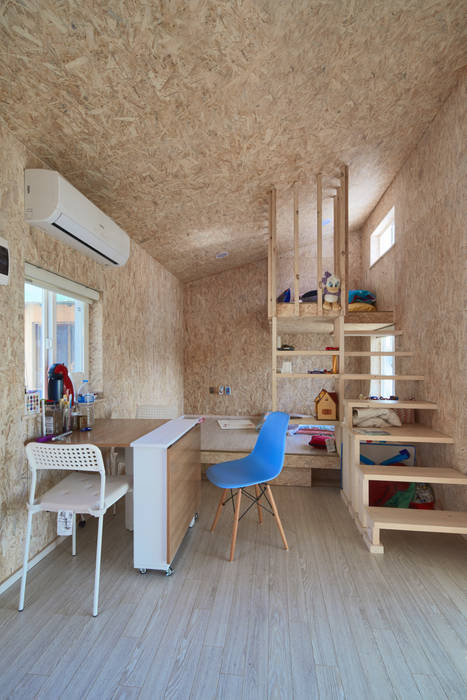 부여 작은집 / Buyeo Small House, lokaldesign lokaldesign Rustykalny korytarz, przedpokój i schody