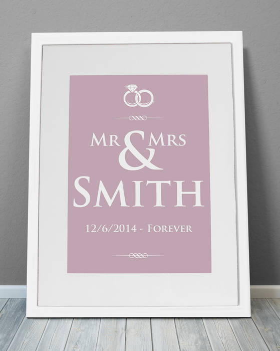 Personalised Print - Wedding Rings MAYKI Other spaces Pictures & paintings