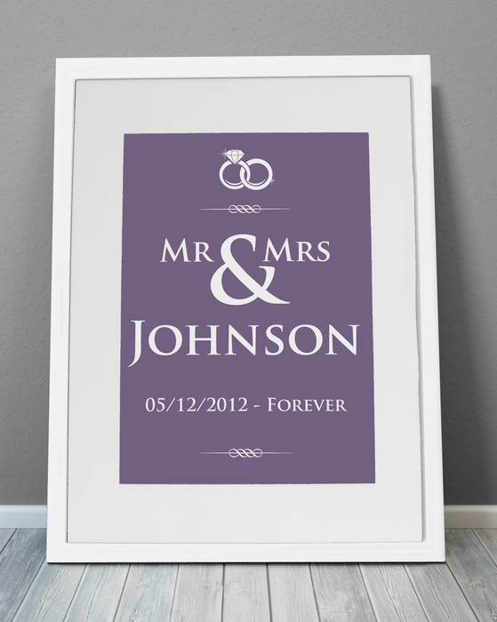 Personalised Print - Wedding Rings MAYKI Other spaces Pictures & paintings