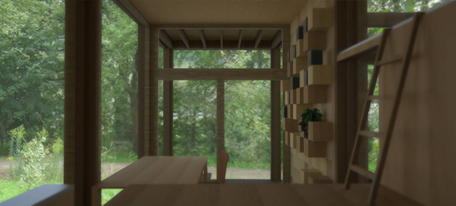 Lesnianski Dining Area SHSH Architecture + Scenography Modern dining room