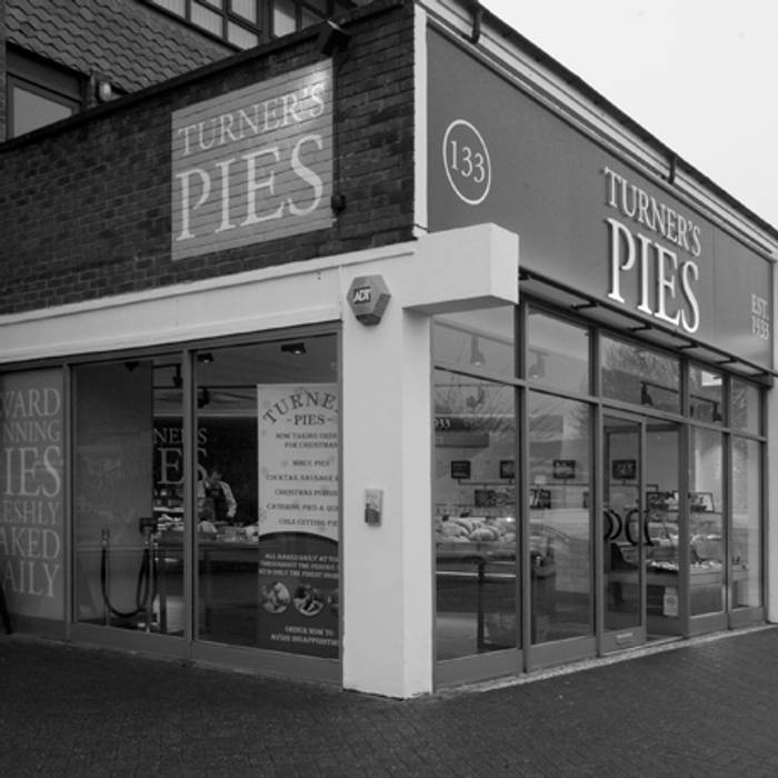 Exterior of pie shop Engaging Interiors Limited Commercial spaces Gastronomy