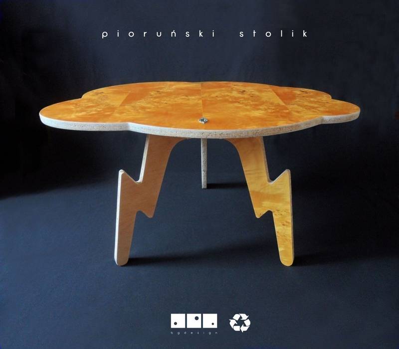 Pioruński stolik, bgdesign bgdesign Living room Side tables & trays