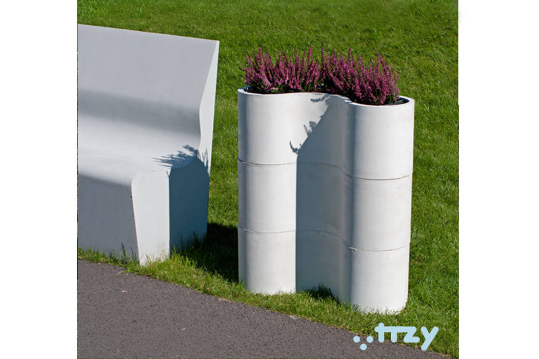 doniczka "Trzy", bgdesign bgdesign Taman Modern Plants & accessories