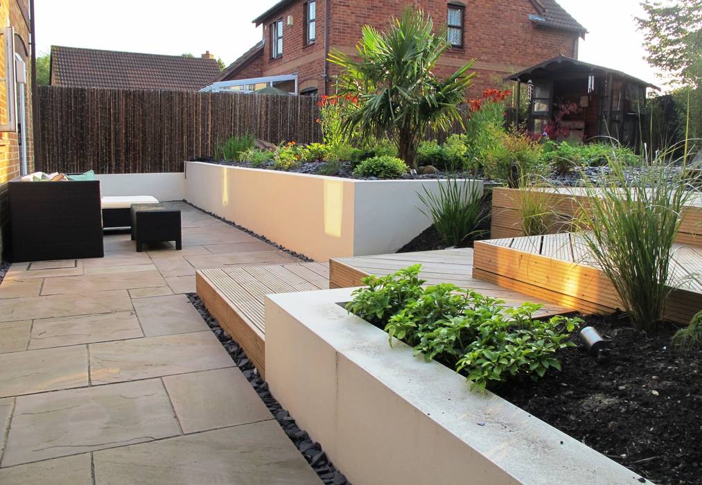 Zen Inspired Garden, Bradley Stoke, Katherine Roper Landscape & Garden Design Katherine Roper Landscape & Garden Design Azjatycki ogród