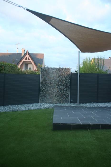 terrasse et gabion EURL OLIVIER DUBOIS Jardin moderne