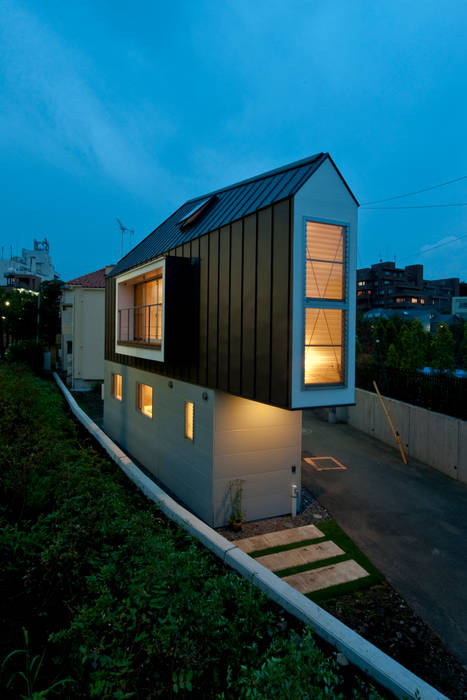 ​River side house / House in Horinouchi, 水石浩太建築設計室／ MIZUISHI Architect Atelier 水石浩太建築設計室／ MIZUISHI Architect Atelier Modern houses