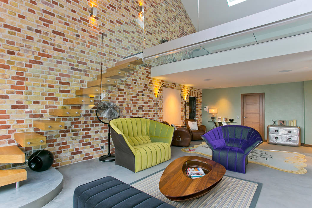 Living room Temza design and build Salon moderne