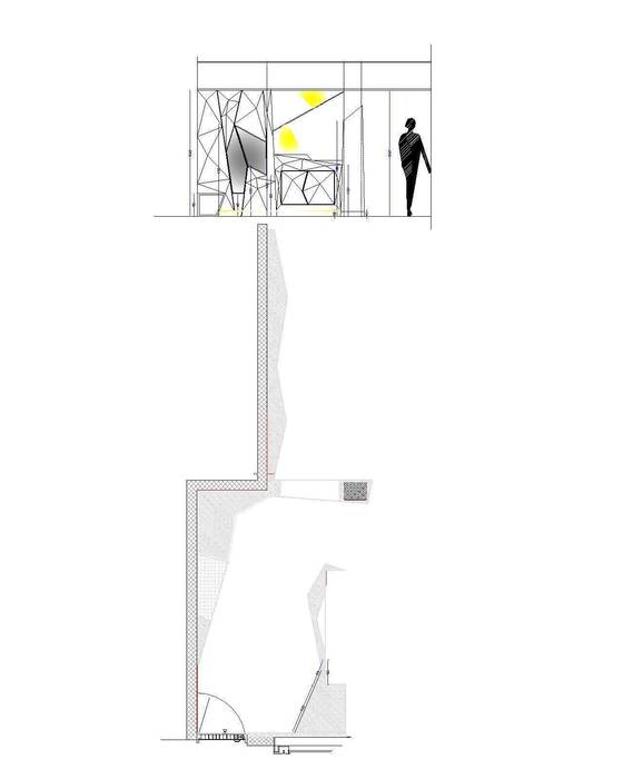 CASA W, antonio giordano architetto antonio giordano architetto Modern corridor, hallway & stairs Clothes hooks & stands