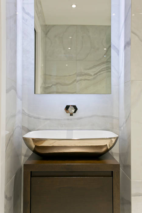 Bathroom 1 Temza design and build Modern bathroom Sinks