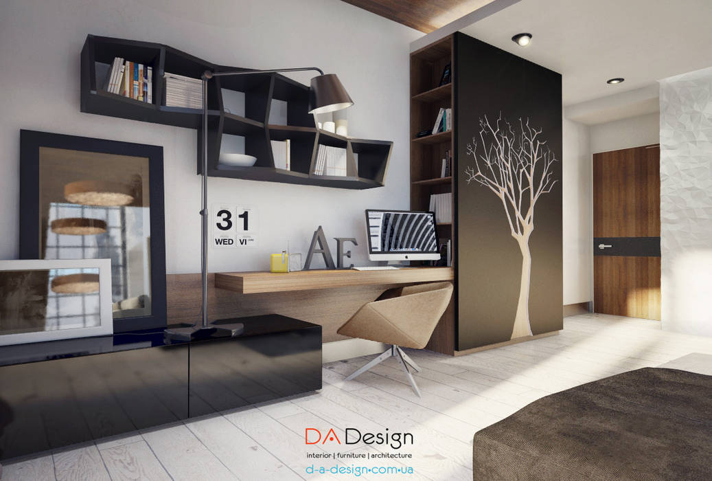 The Urban House, DA-Design DA-Design Phòng khách phong cách tối giản