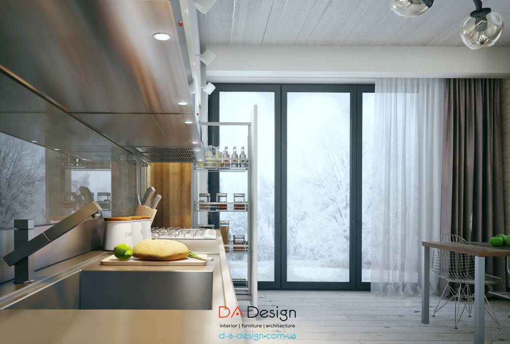 The Urban House, DA-Design DA-Design Nhà bếp phong cách tối giản