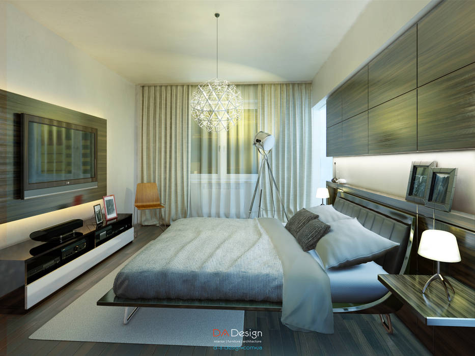 The Urban House, DA-Design DA-Design Спальня в стиле минимализм
